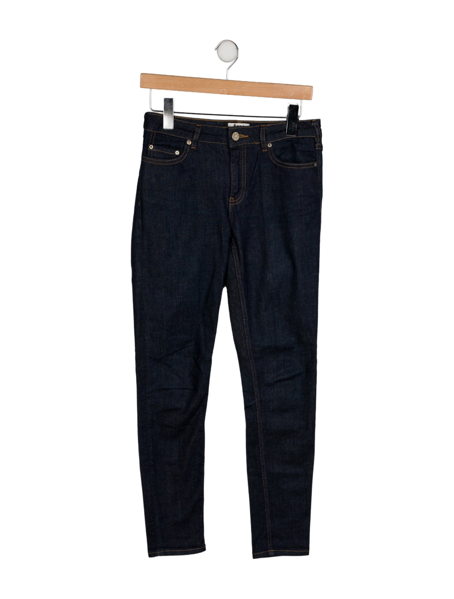 Acne Studios Mid-Rise Skinny Leg Jeans