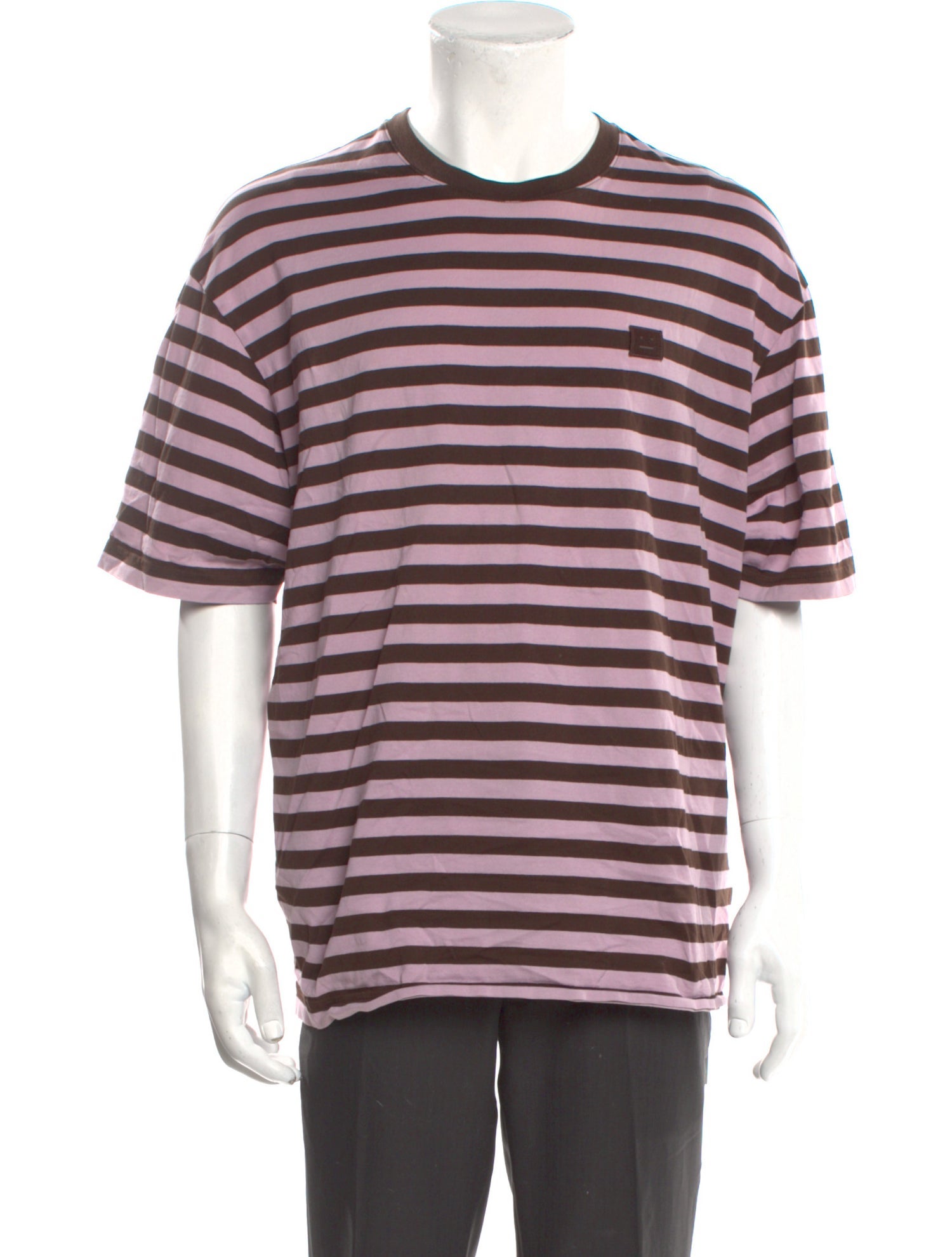 Acne Studios Striped Crew Neck T-Shirt