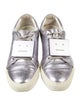 Acne Studios Leather Colorblock Pattern Sneakers