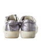 Acne Studios Leather Colorblock Pattern Sneakers