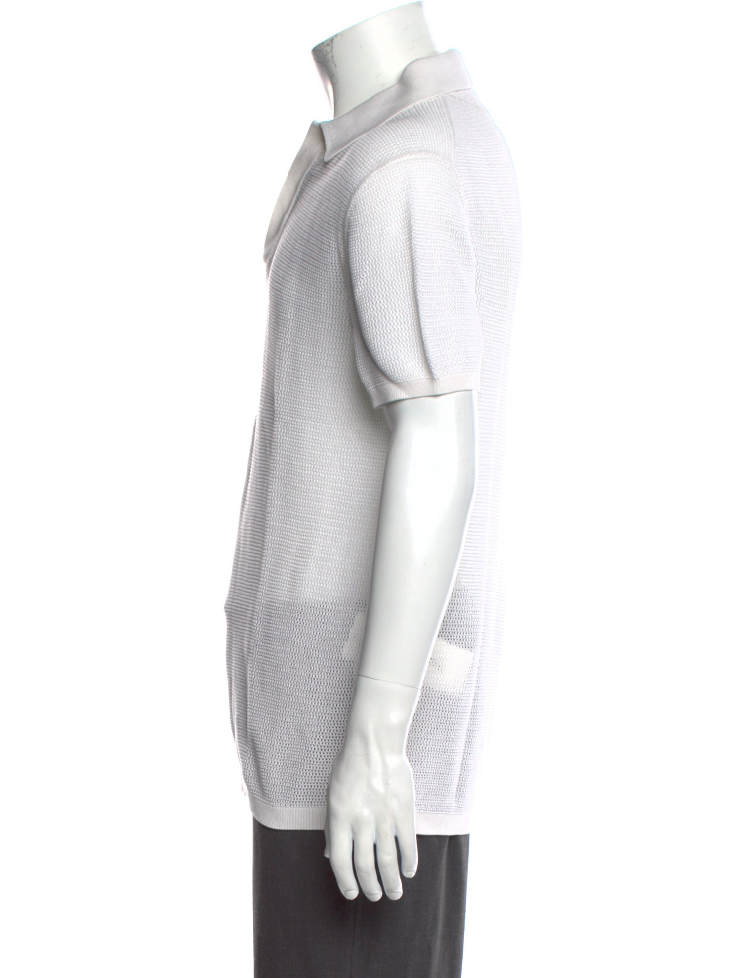 Acne Studios Collar Short Sleeve Polo Shirt