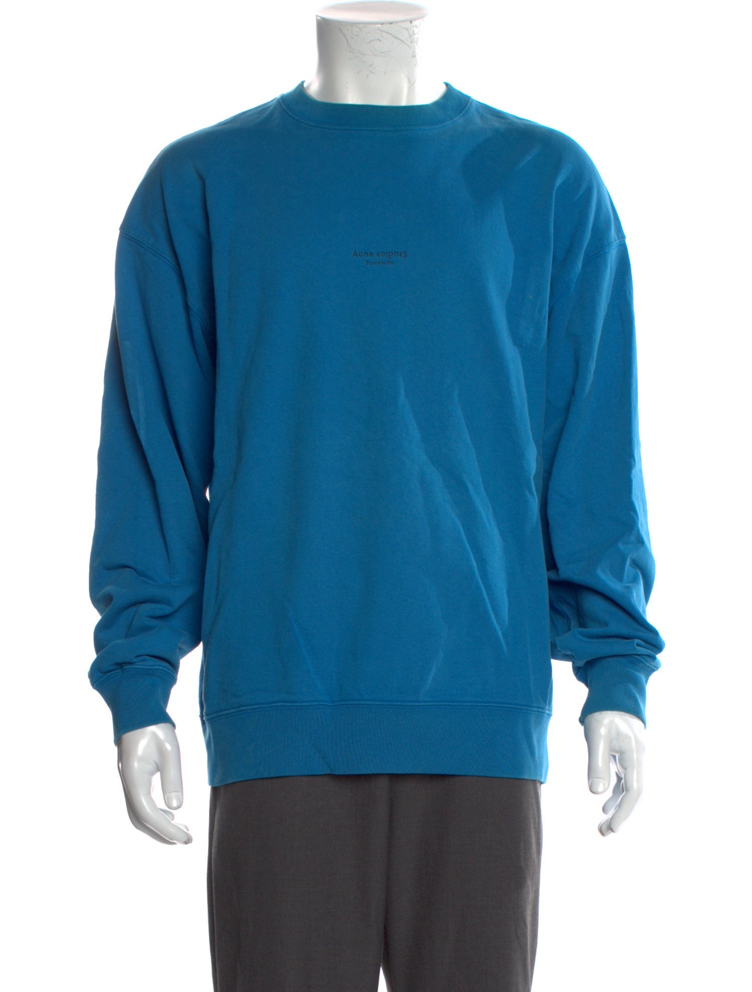 Acne Studios Crew Neck Long Sleeve Sweatshirt