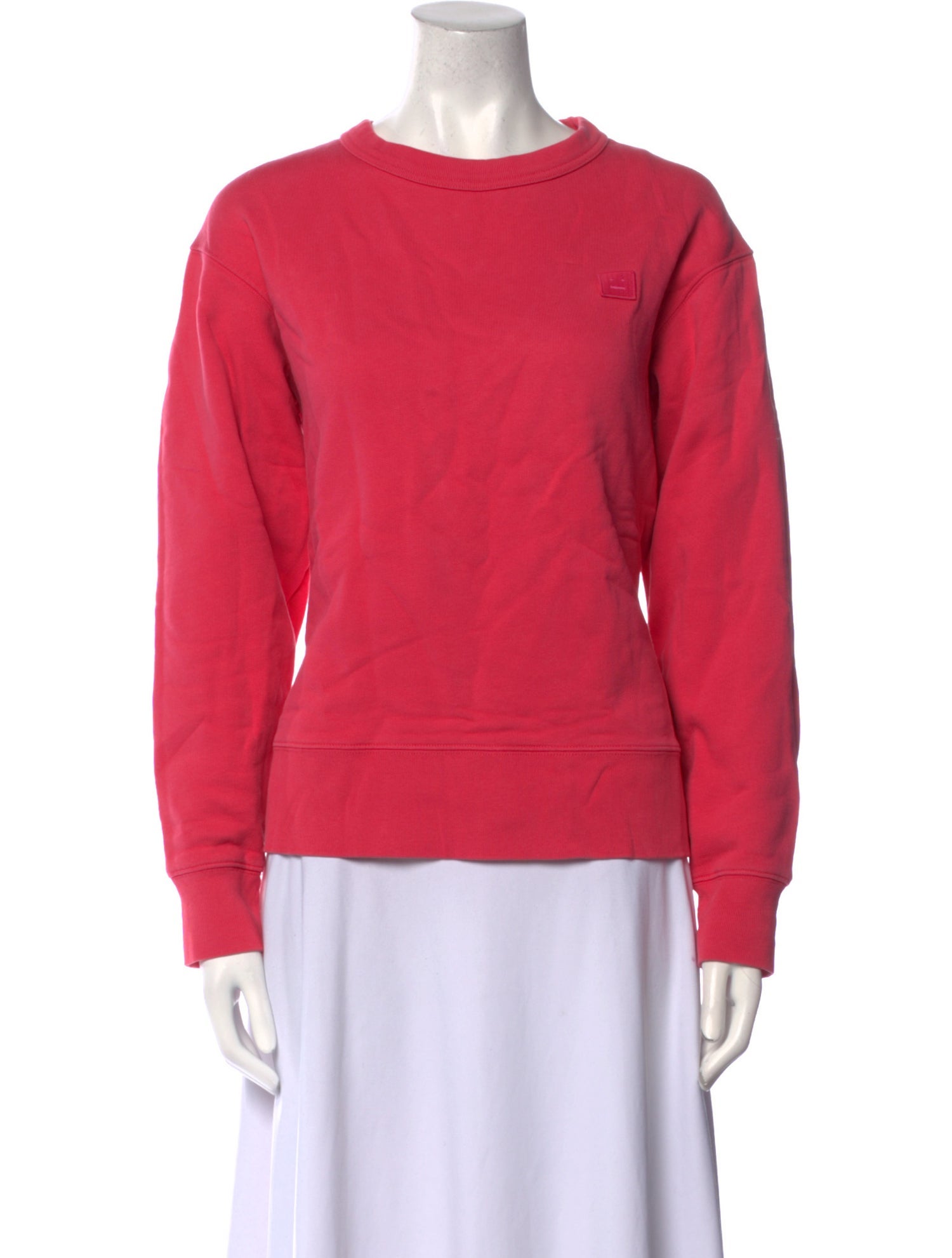 Acne Studios Crew Neck Long Sleeve Sweatshirt