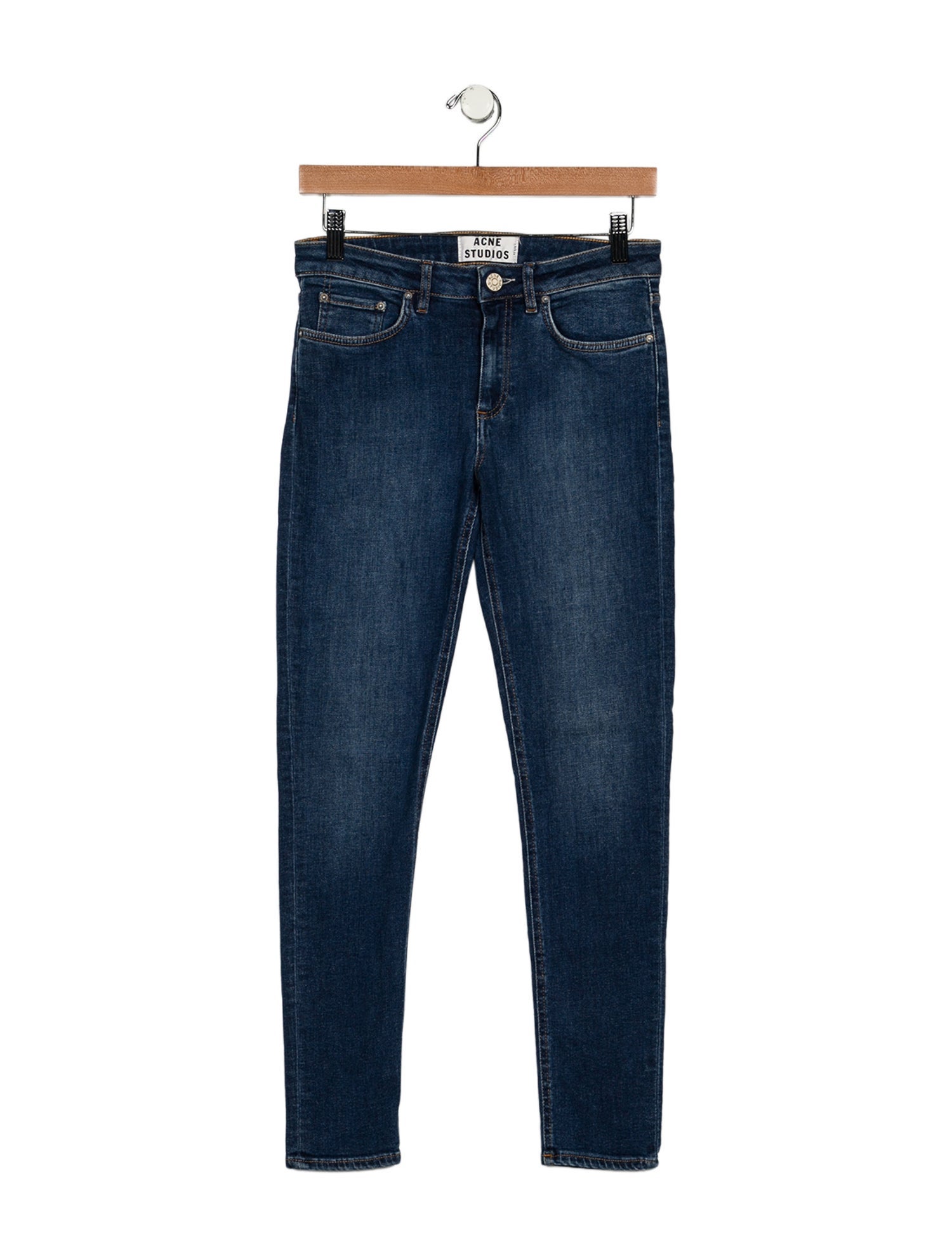 Acne Studios Mid-Rise Skinny Leg Jeans