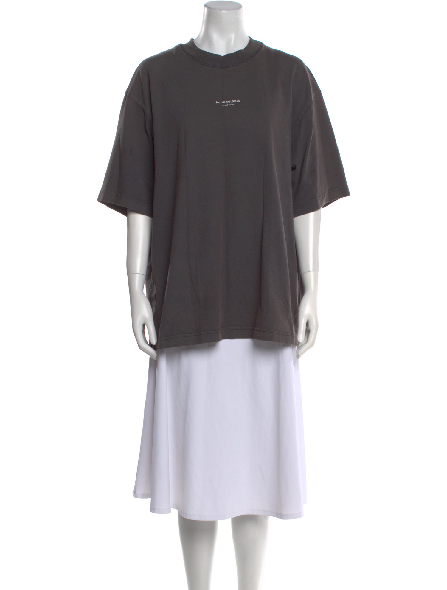 Acne Studios Graphic Print Crew Neck T-Shirt