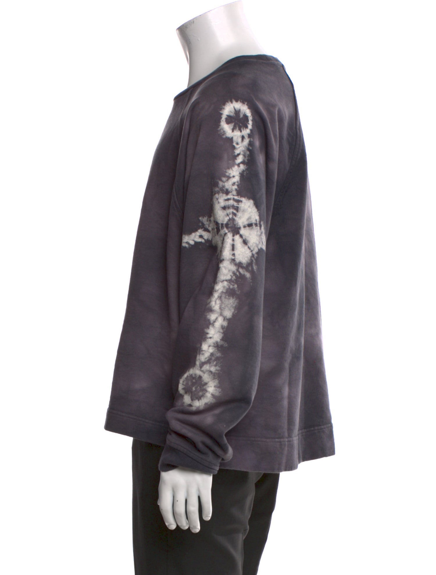 Acne Studios Tie-Dye Print Crew Neck Sweatshirt