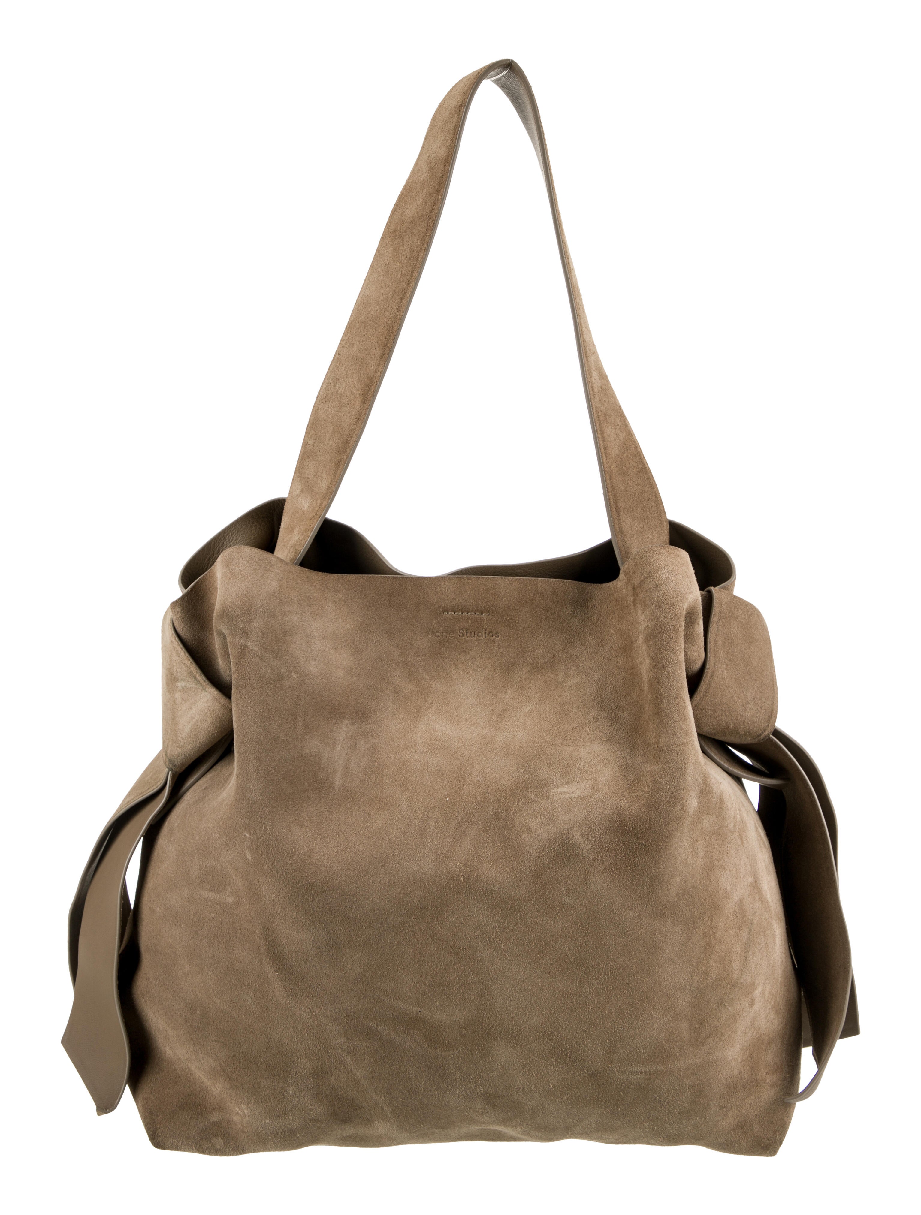 Acne Studios Suede Shoulder Bag