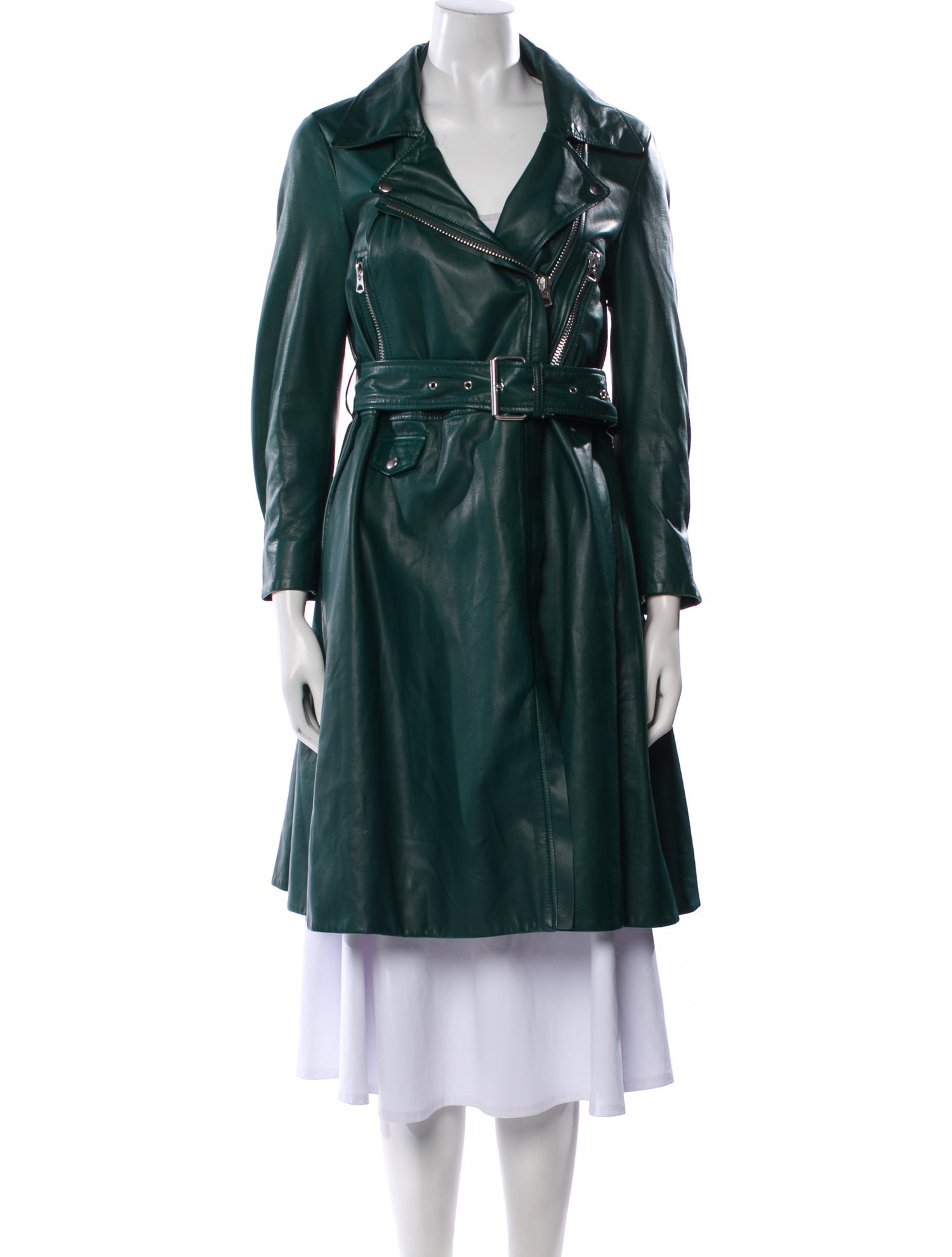 Acne Studios Leather Trench Coat