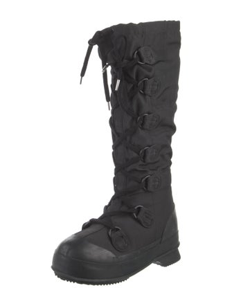 Acne Studios Canvas Combat Boots