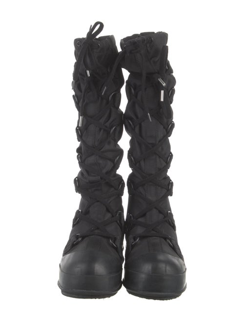 Acne Studios Canvas Combat Boots