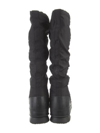 Acne Studios Canvas Combat Boots