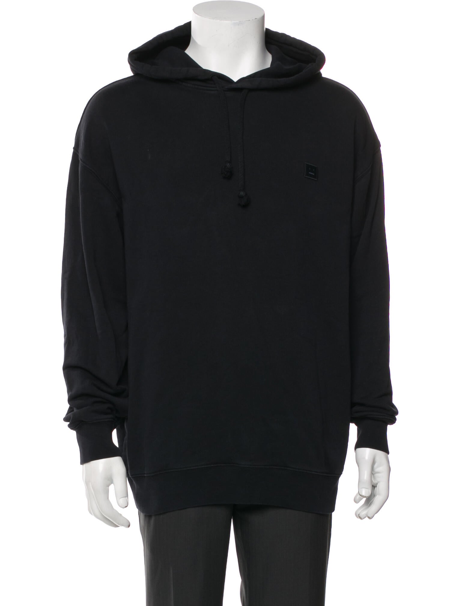 Acne Studios V-Neck Long Sleeve Hoodie