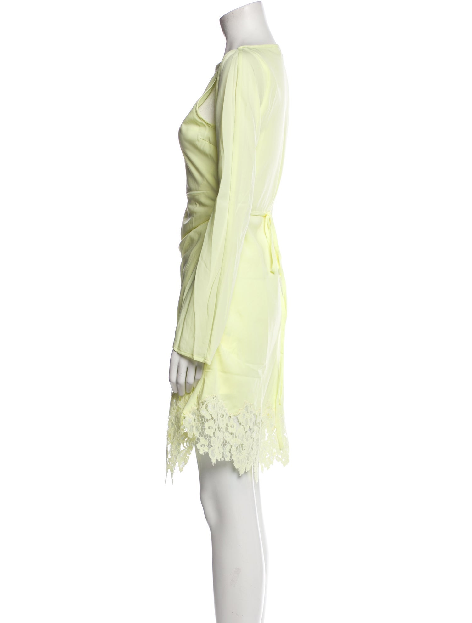 Acne Studios Bateau Neckline Mini Dress