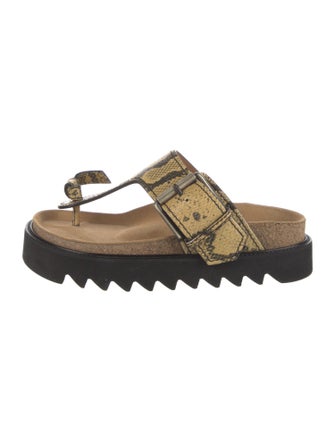 Acne Studios Leather Slides