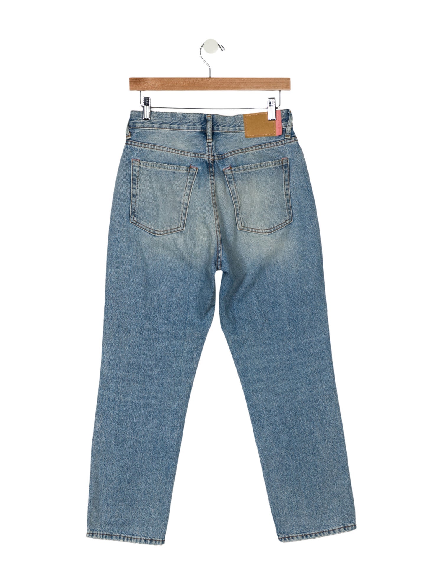 High-Rise Straight Leg Jeans