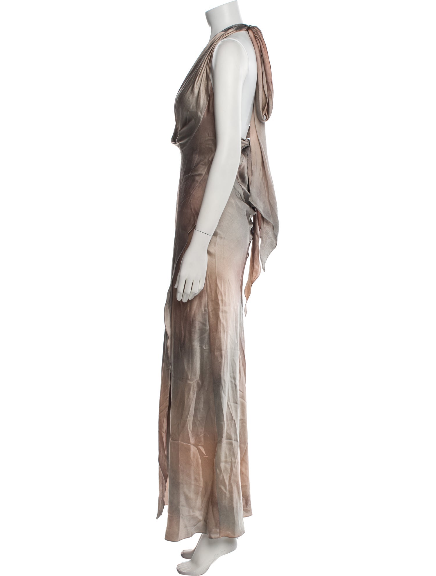 Acne Studios Silk Long Dress
