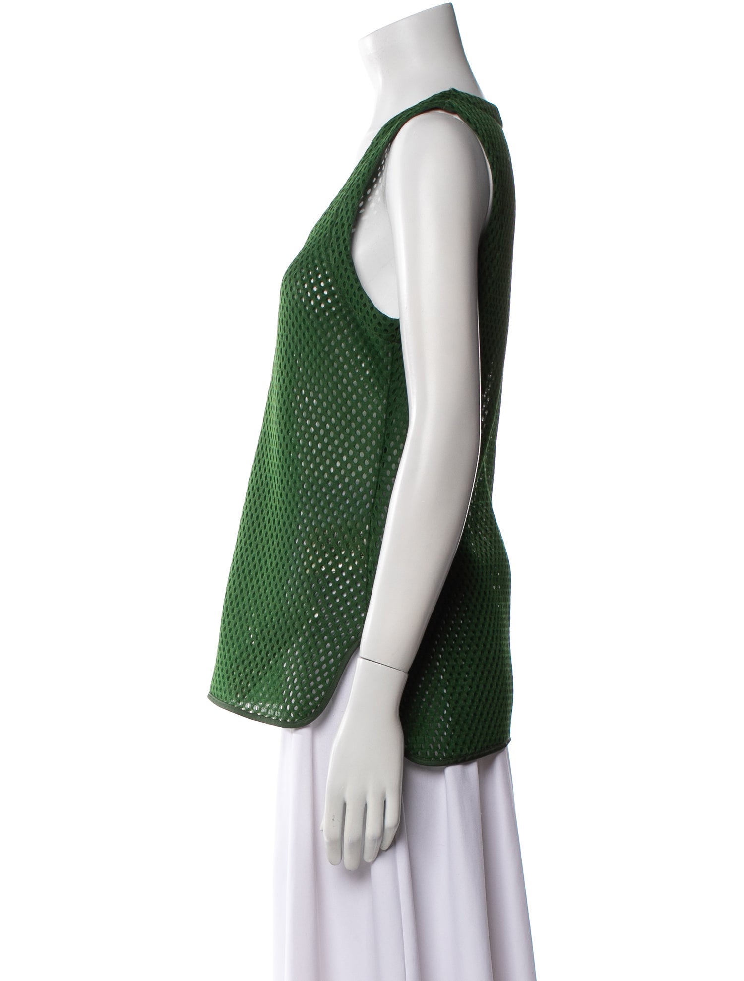 Acne Studios Patterned Scoop Neck Top