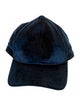Acne Studios Velvet Baseball Hat