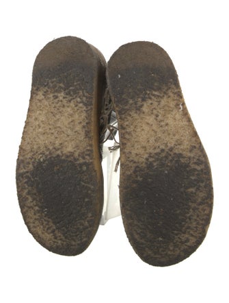 Acne Studios Leather Whipstitch Trim Riding Boots