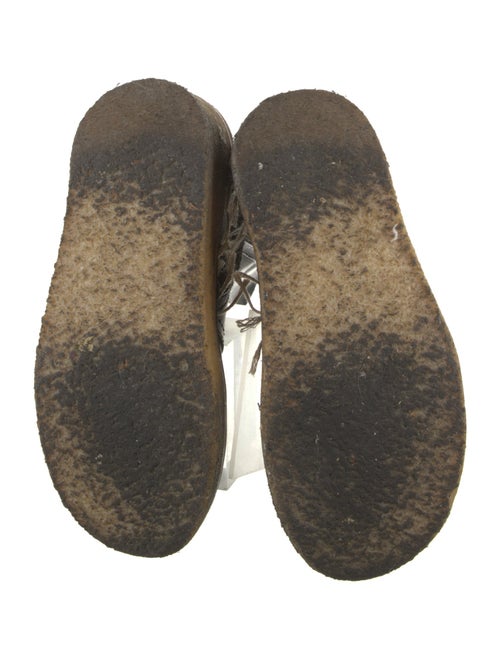 Acne Studios Leather Whipstitch Trim Riding Boots