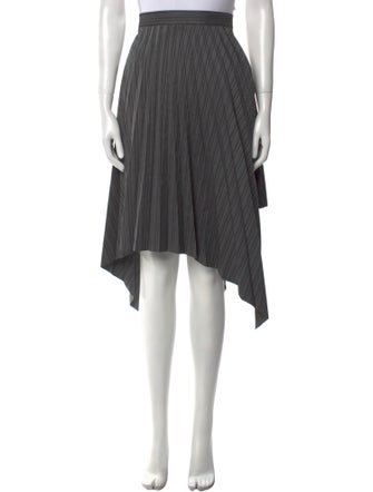 Acne Studios Pleated Accents Midi Length Skirt