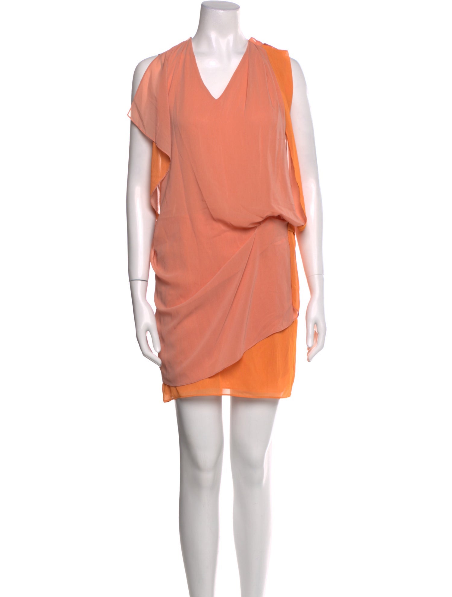 Acne Studios Cowl Neck Mini Dress