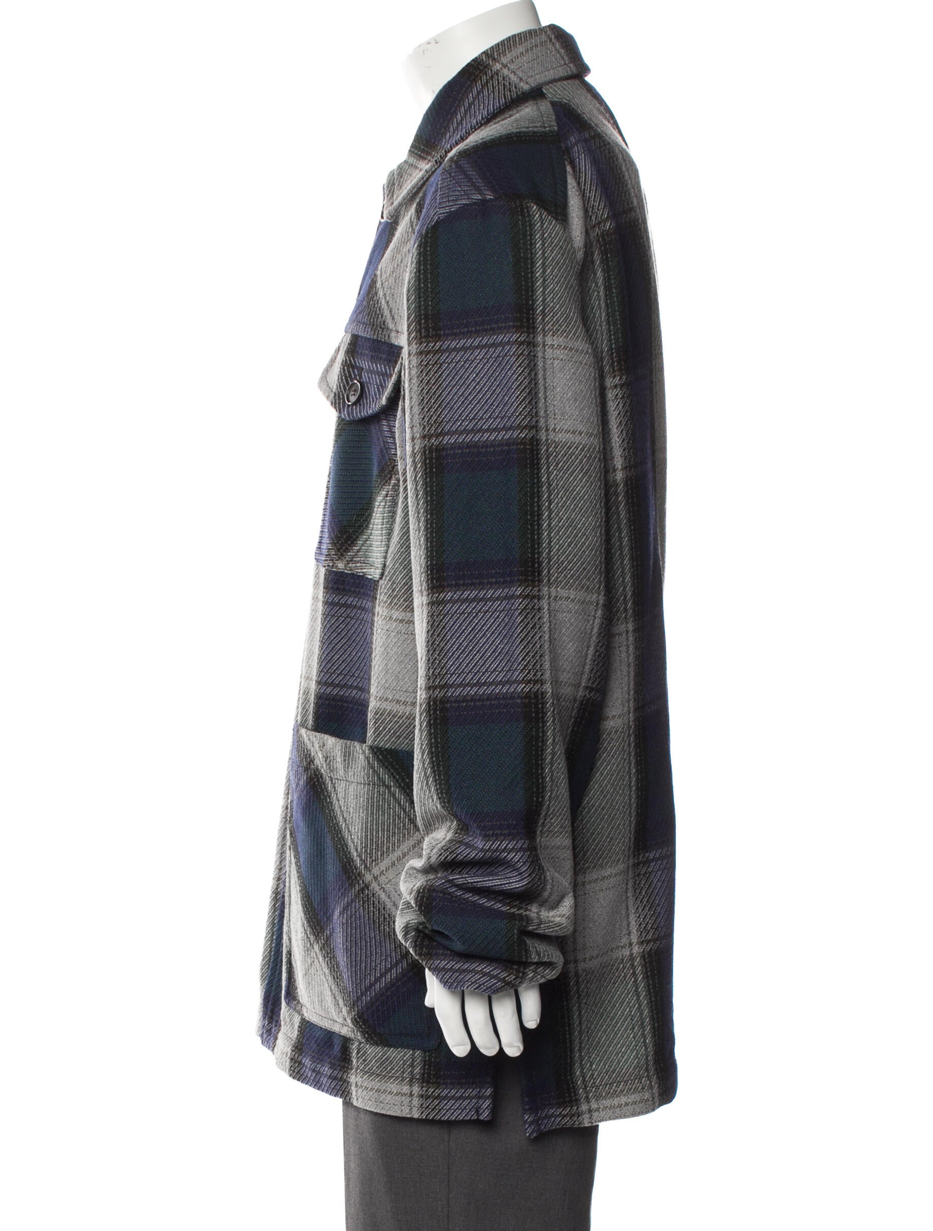 Acne Studios Plaid Print Jacket