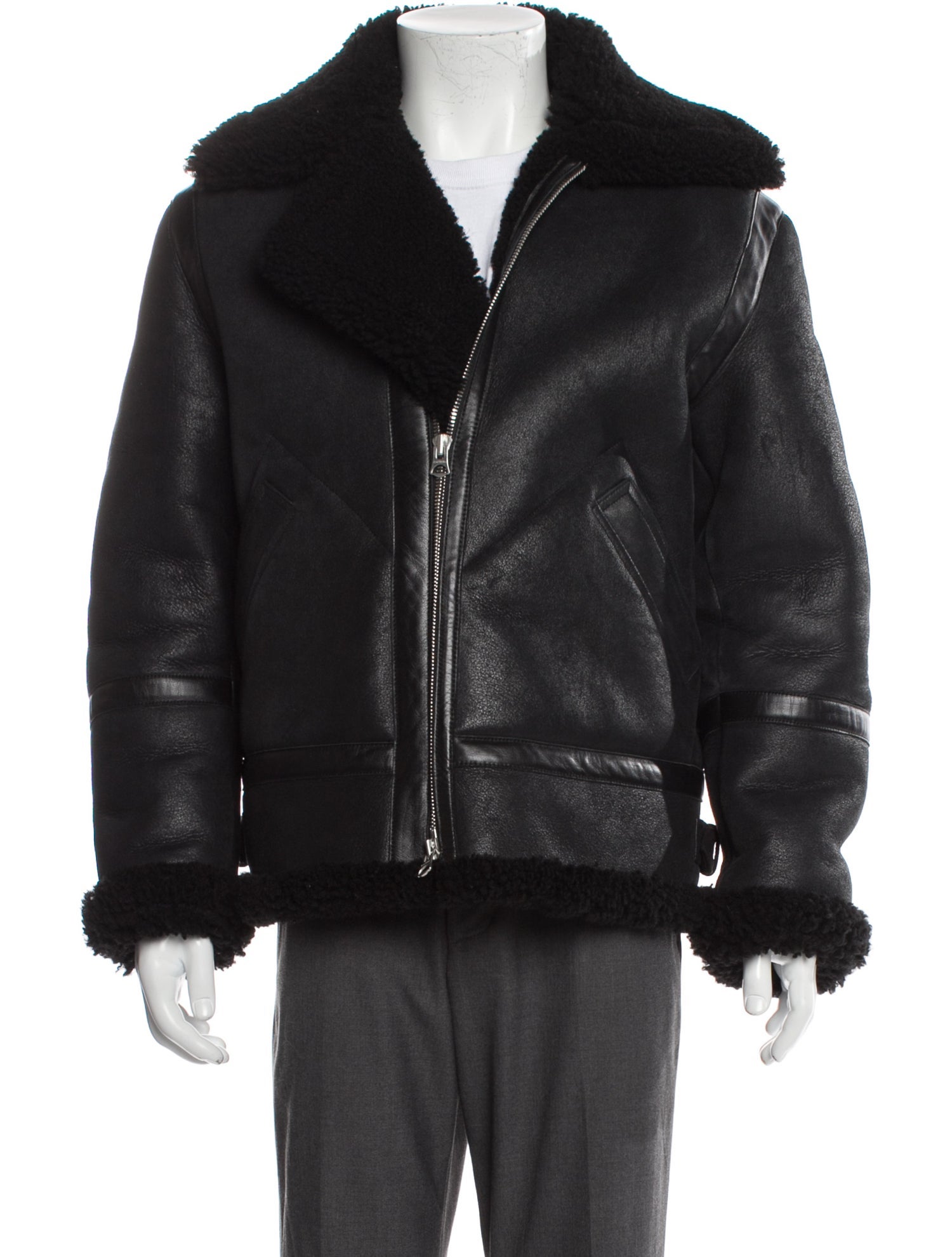 Acne Studios Shearling Moto Jacket