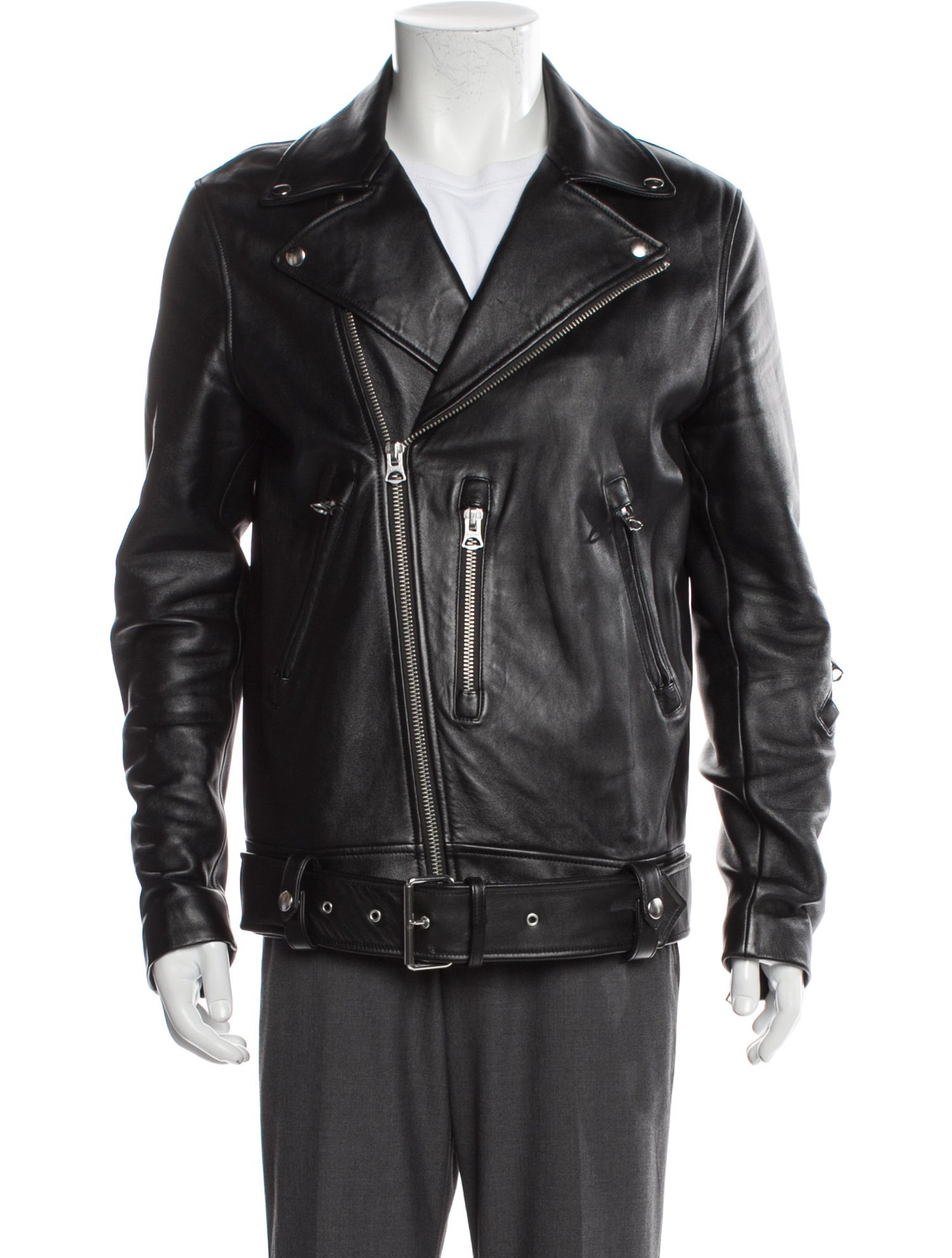 Acne Studios Lamb Leather Moto Jacket