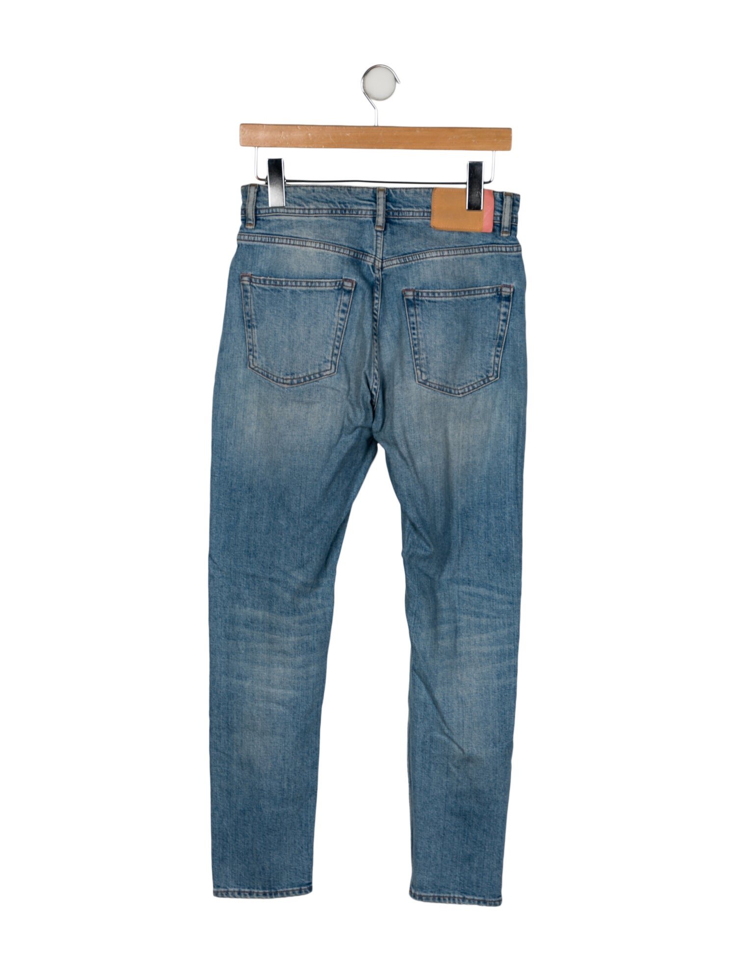 Acne Studios High-Rise Straight Leg Jeans