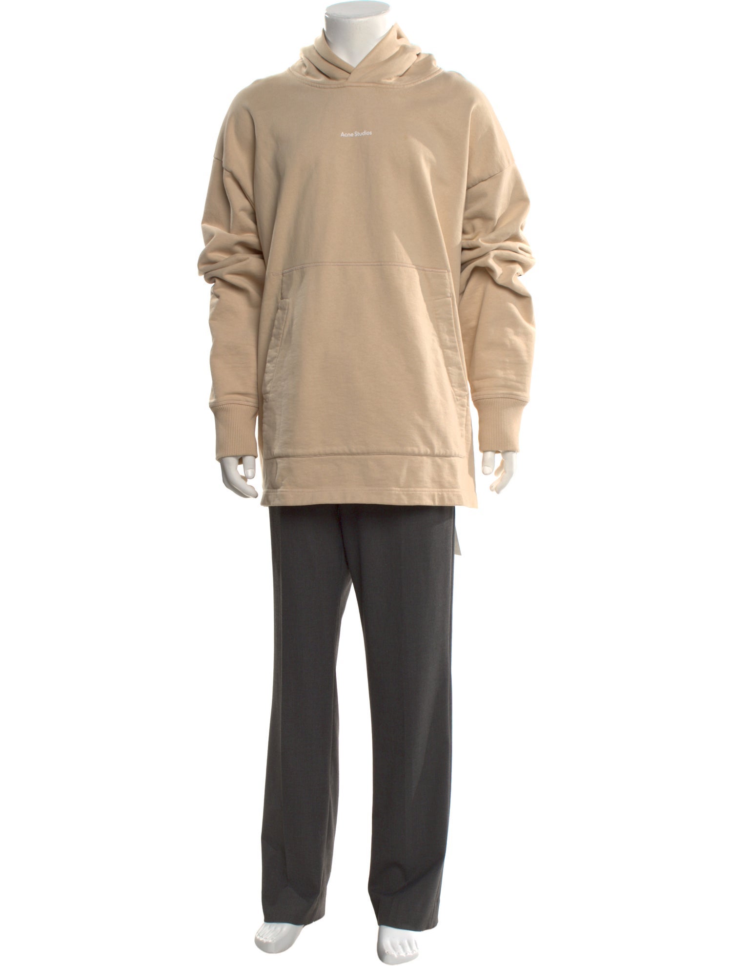 Acne Studios Graphic Print Crew Neck Hoodie