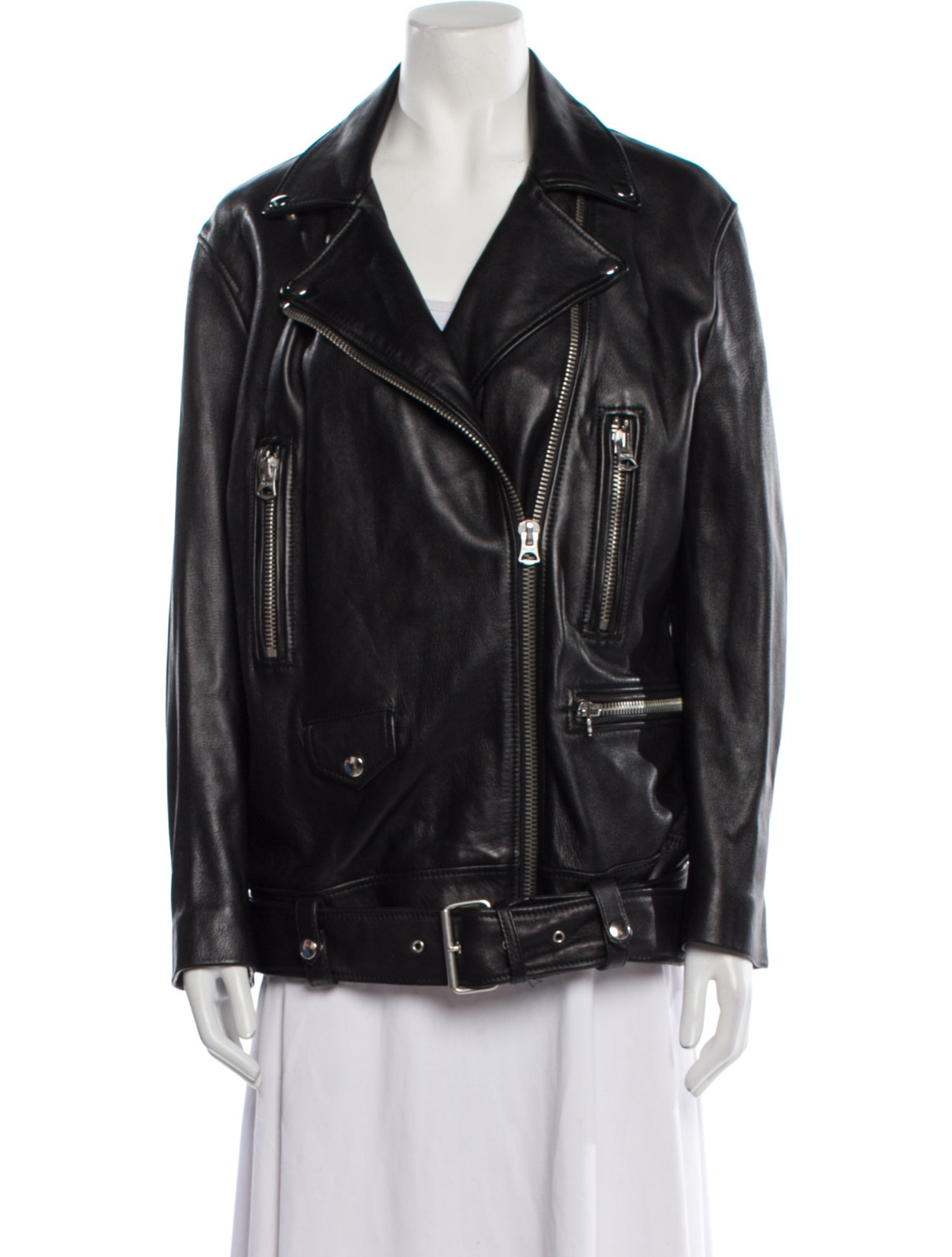 Acne Studios Leather Biker Jacket