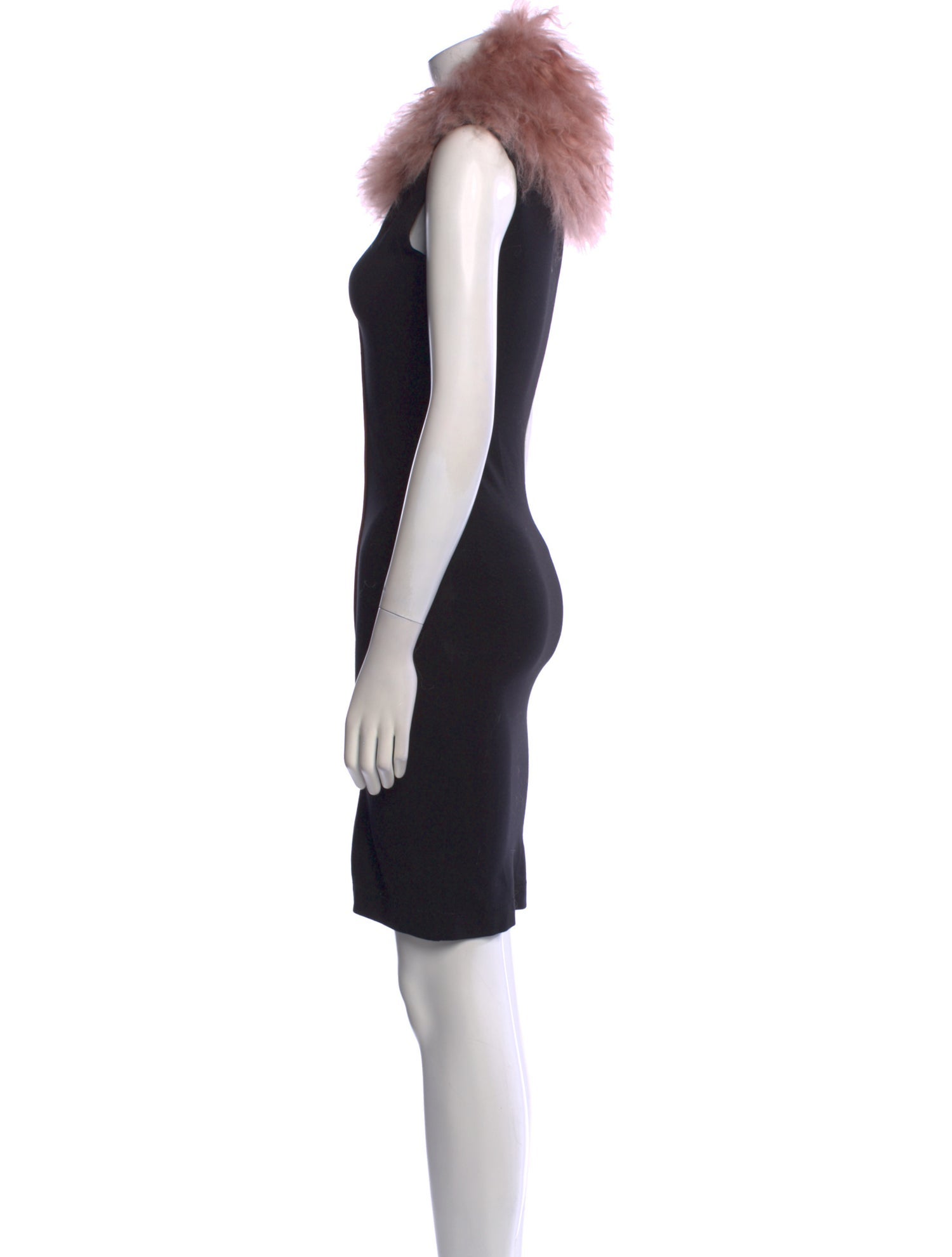 Acne Studios Mock Neck Knee-Length Dress