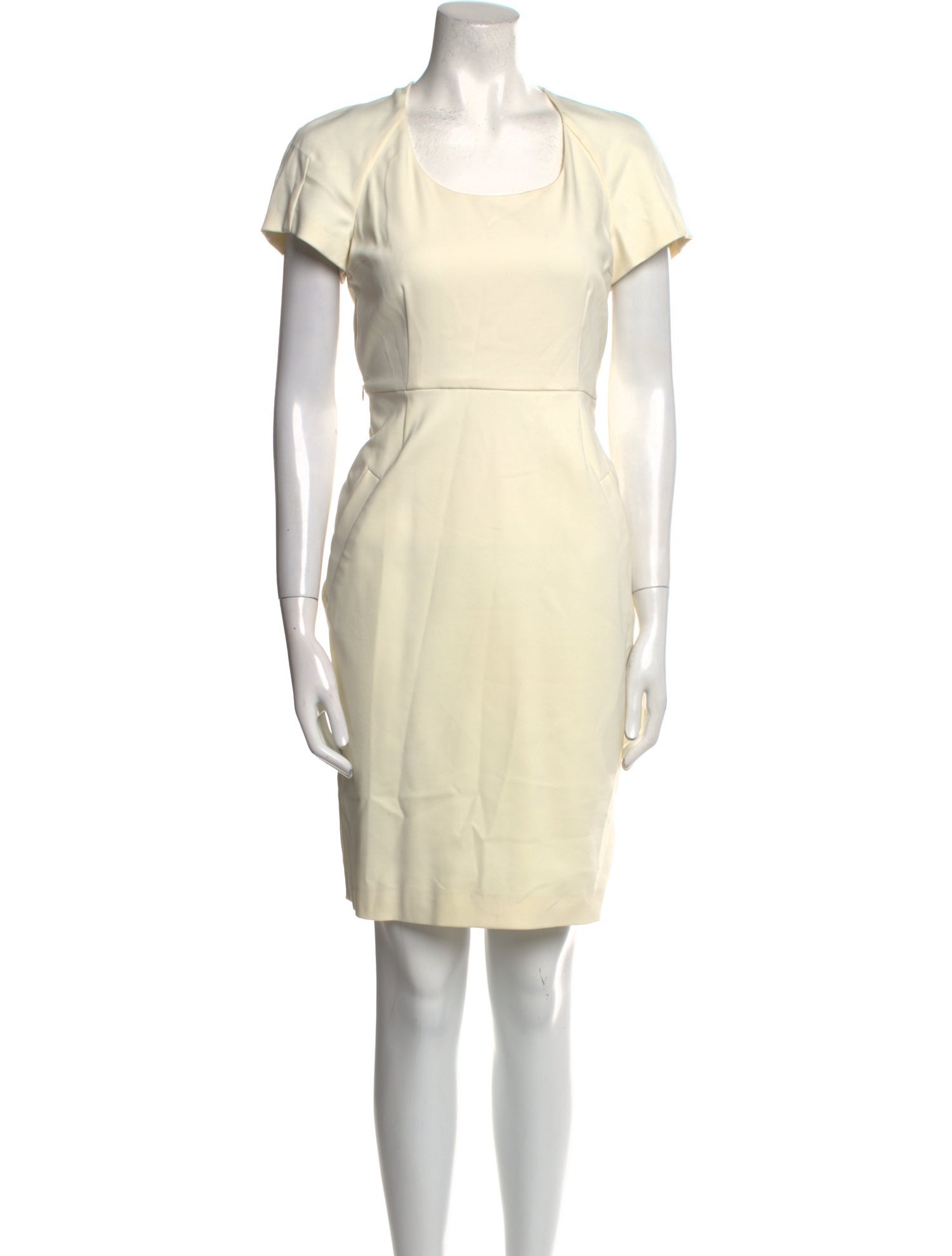 Acne Studios Scoop Neck Mini Dress