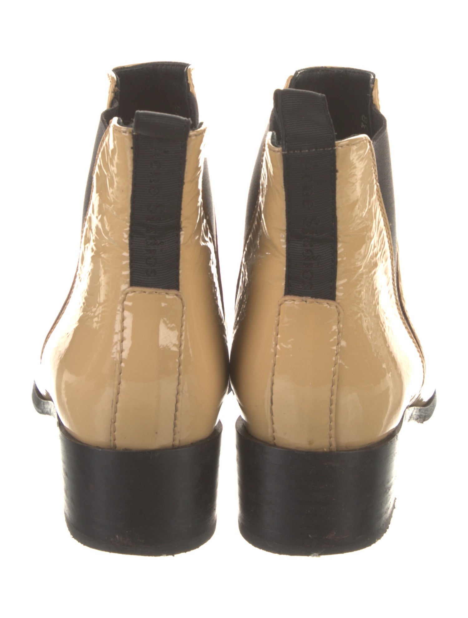 Acne Studios Patent Leather Chelsea Boots