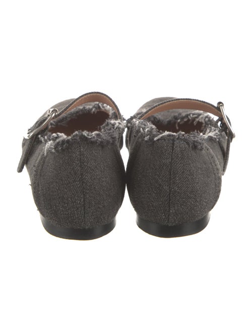 Acne Studios Denim Mary Jane Flats