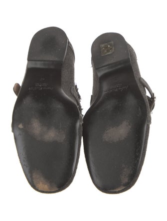 Acne Studios Denim Mary Jane Flats