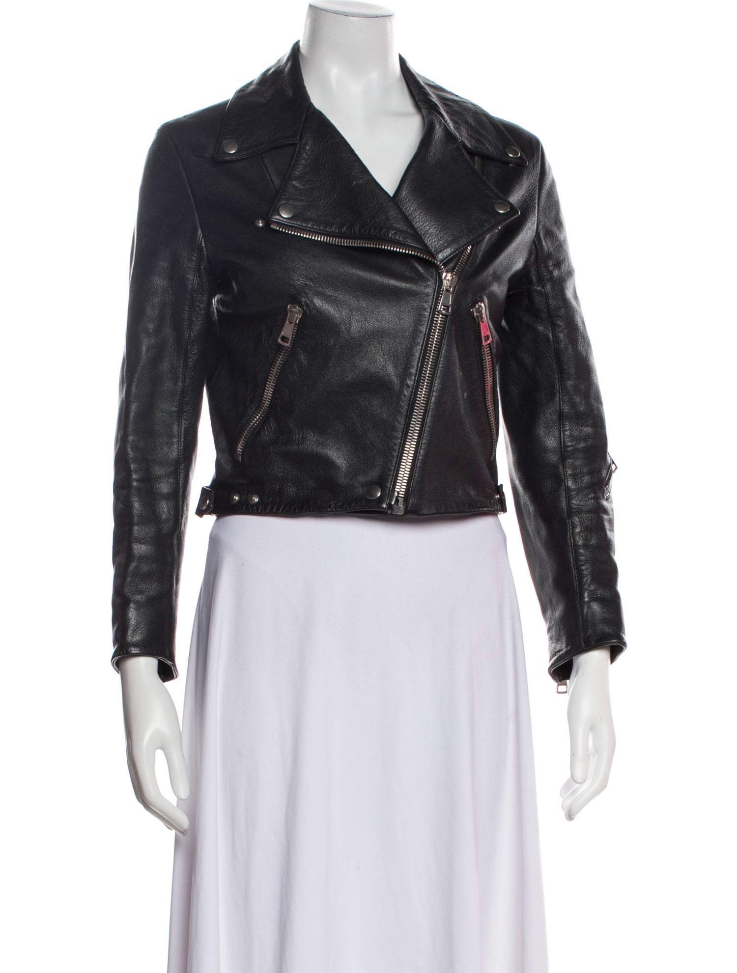 Acne Studios Leather Biker Jacket