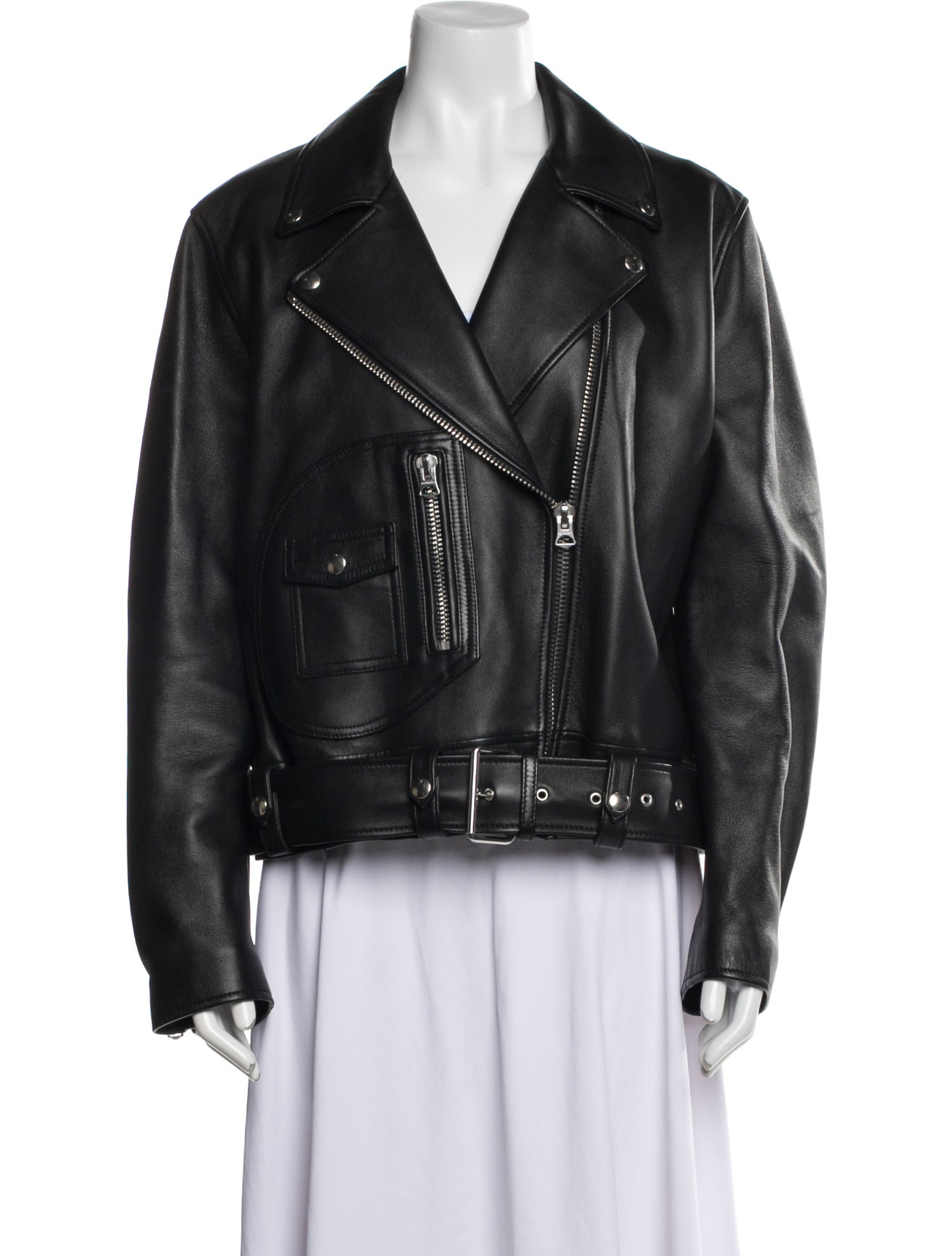 Acne Studios Leather Biker Jacket