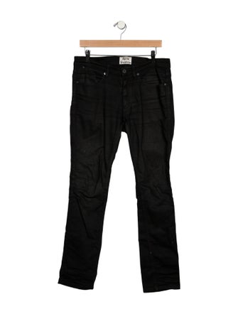 Acne Studios Mid-Rise Straight Leg Jeans