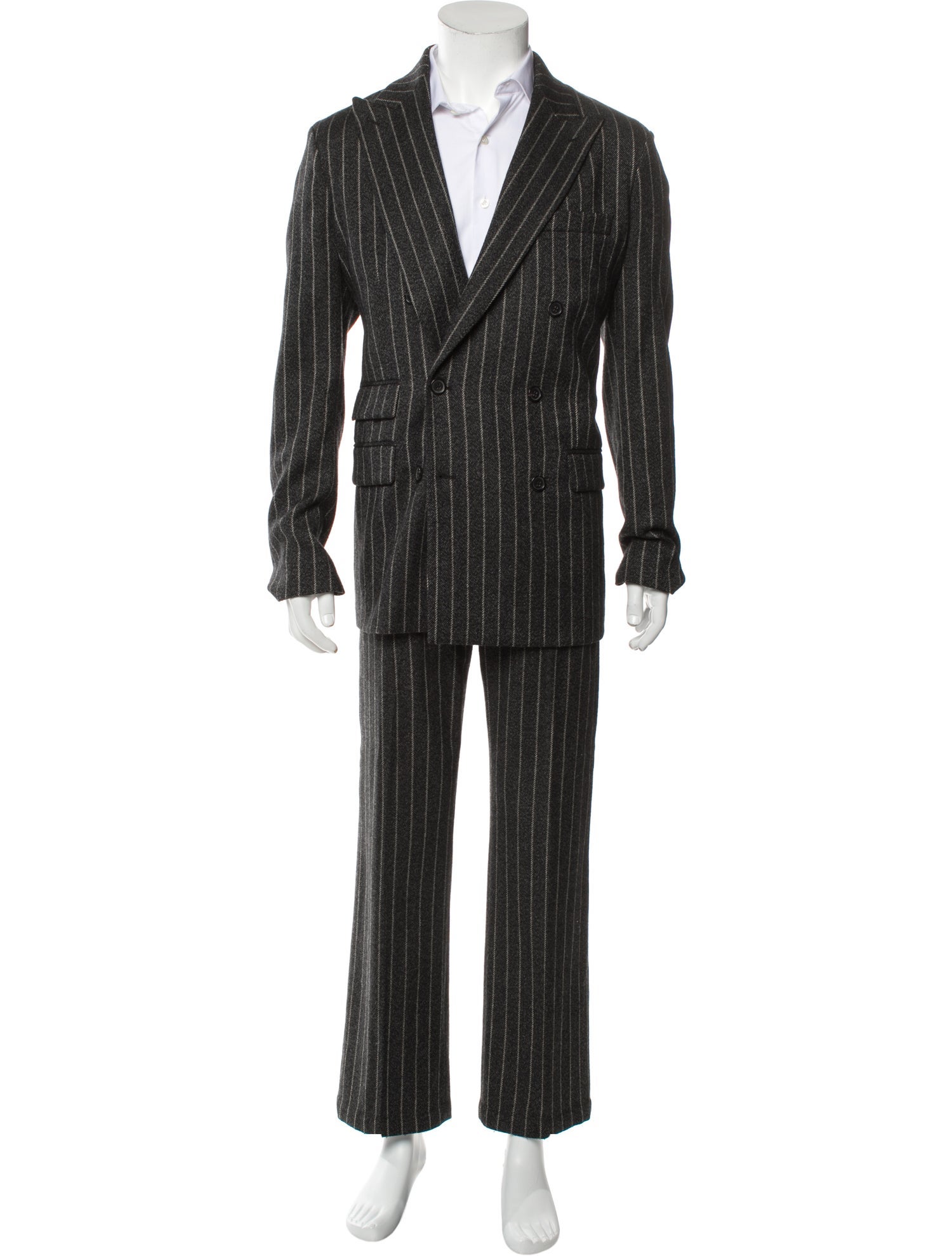 Acne Studios Wool Striped Two-Piece Suit