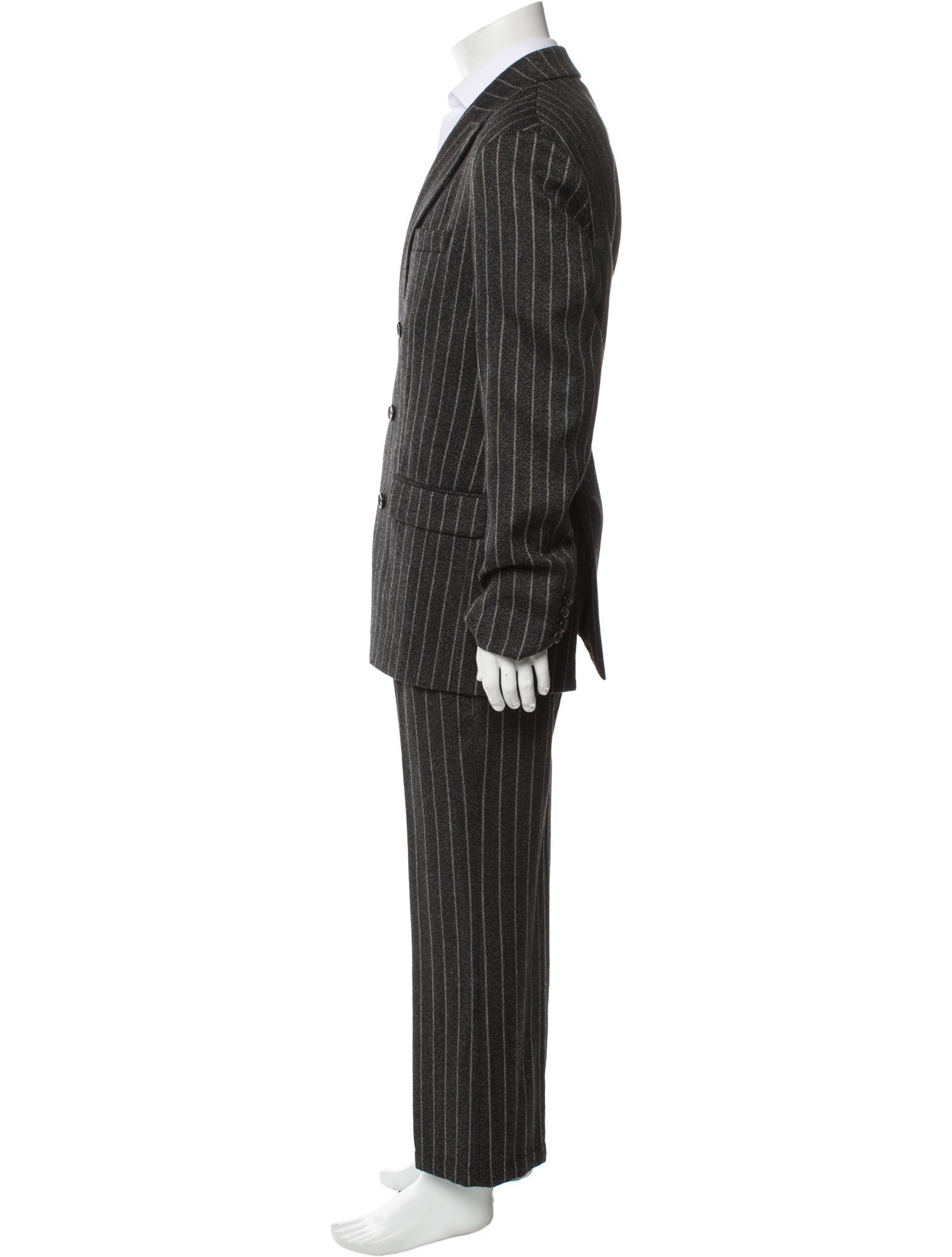 Acne Studios Wool Striped Two-Piece Suit