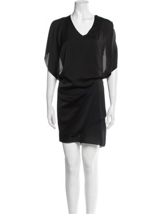 Acne Studios V-Neck Mini Dress