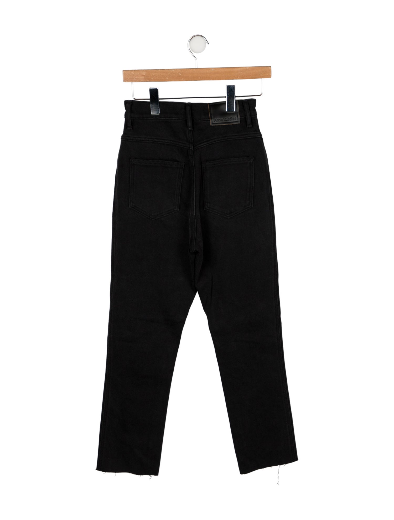 Acne Studios High-Rise Straight Leg Jeans