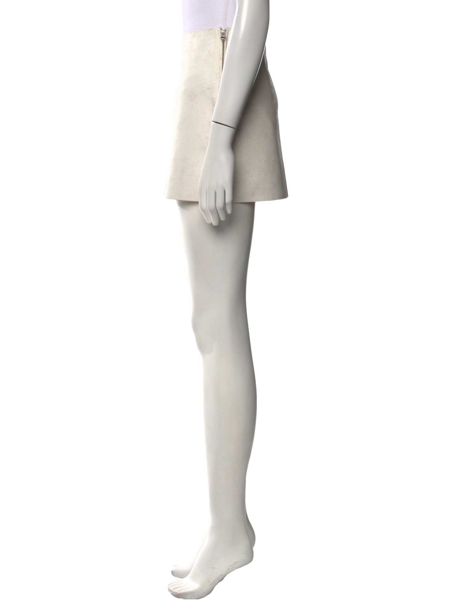 Acne Studios Leather Mini Skirt