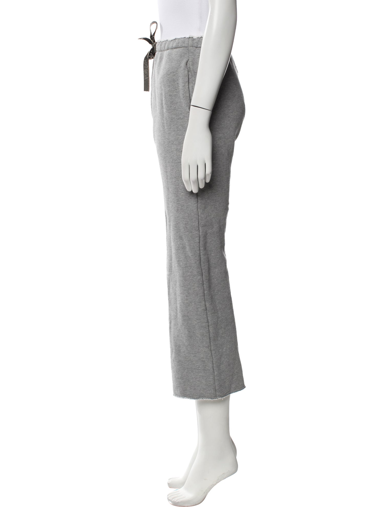 Acne Studios Raw-Edge Trim Sweatpants