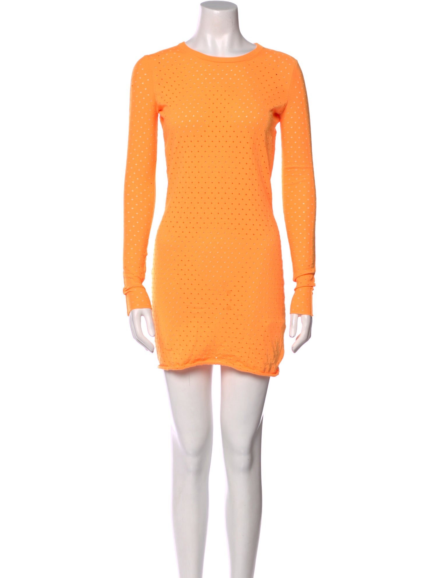 Acne Studios Crew Neck Mini Dress