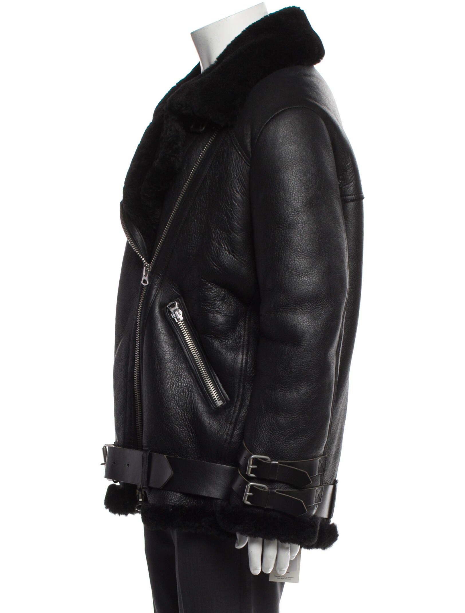 Acne Studios Shearling Moto Jacket
