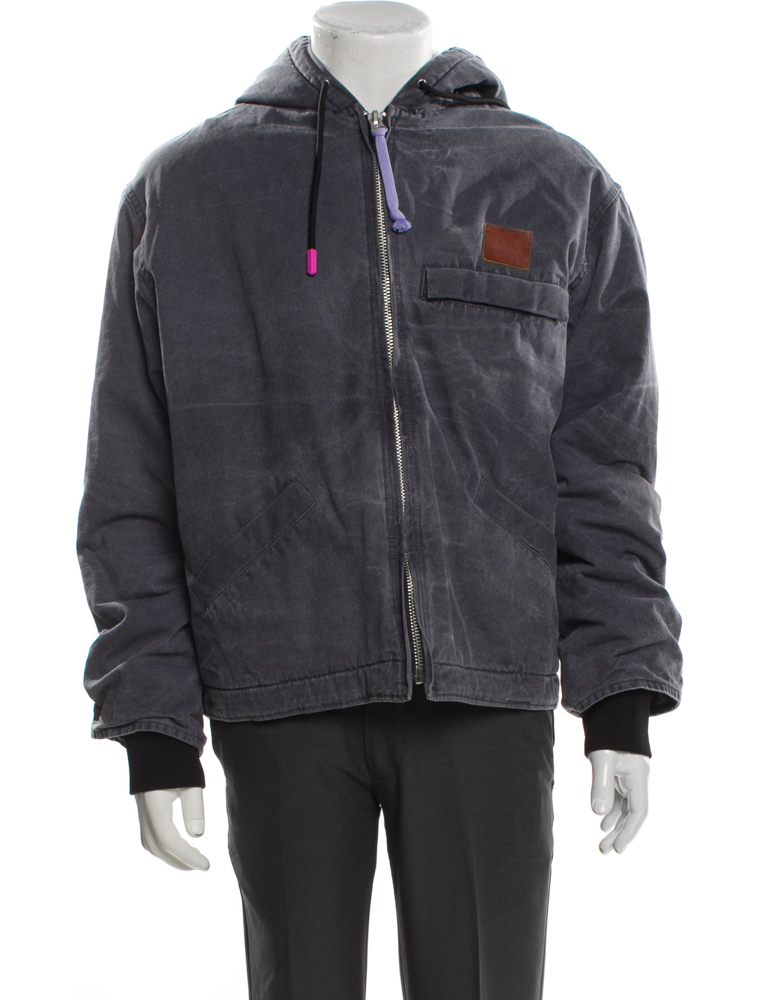Dior Homme 2004 Bleu Claire Washed Denim Jacket - Blue