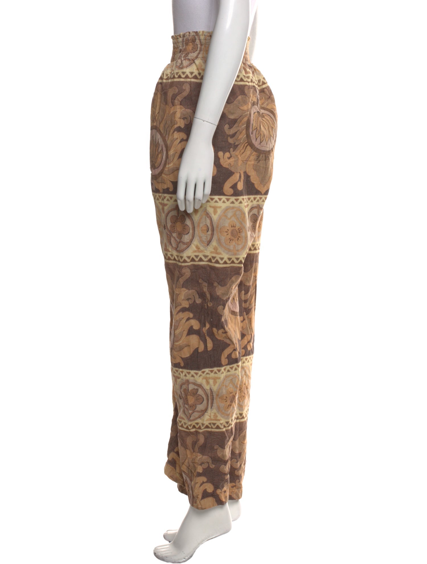 Acne Studios Printed Wide Leg Pants